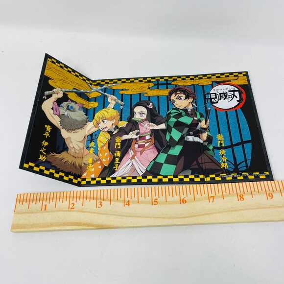 Demon Slayer Kimetsu no Yaiba Collectors Mini Byobu Folding Screen Desktop Art - Picture 2 of 6